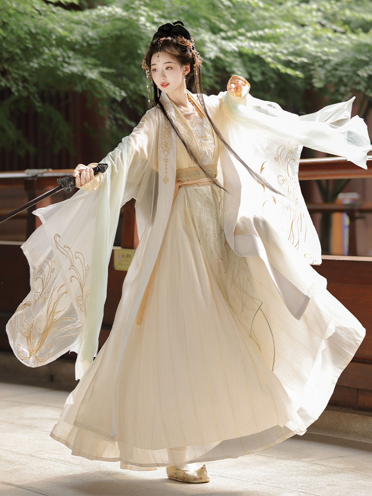 Gardenia - Song Dynasty Style Qiyao Ruqun Hanfu