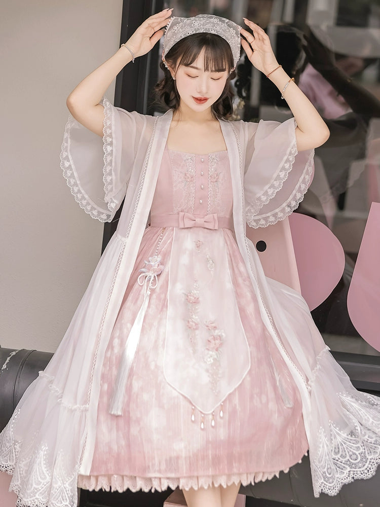 Qi Lolita Ming Dynasty Hanfu, Ribbons and Bows