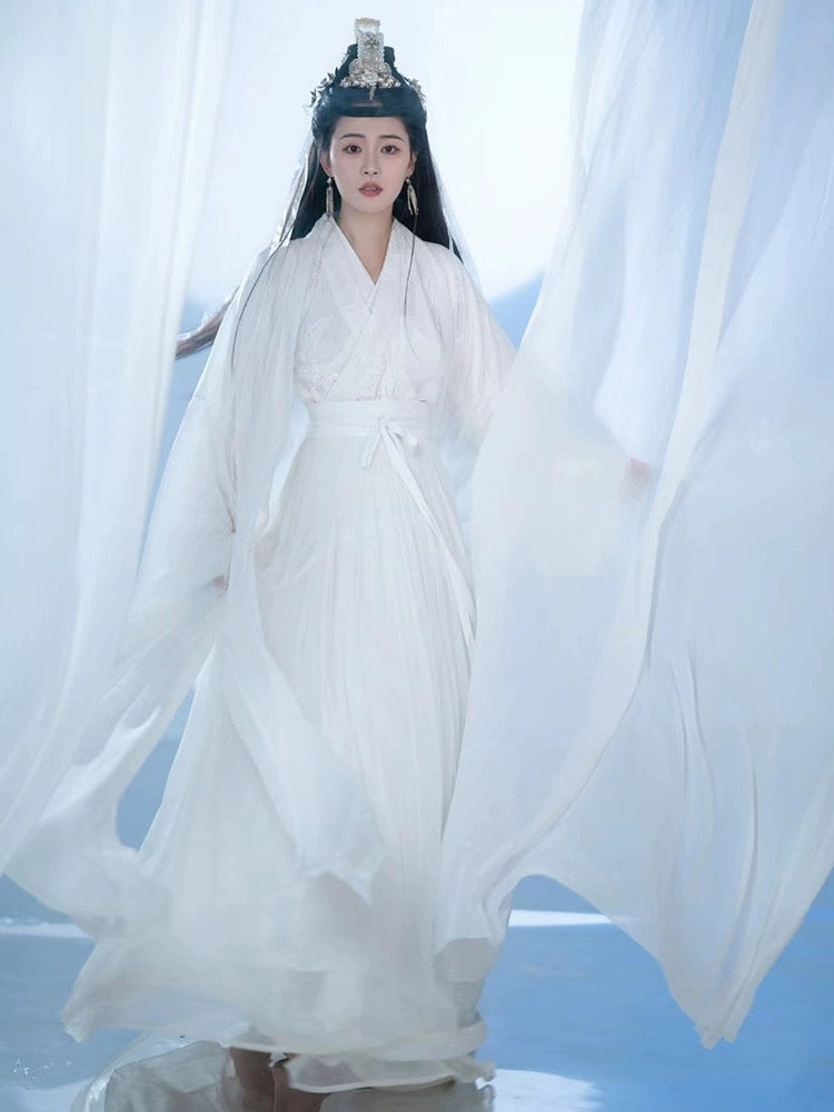 chinese typical dress Girl's Wadded Hanfu Traditional Chinese New Year Costume