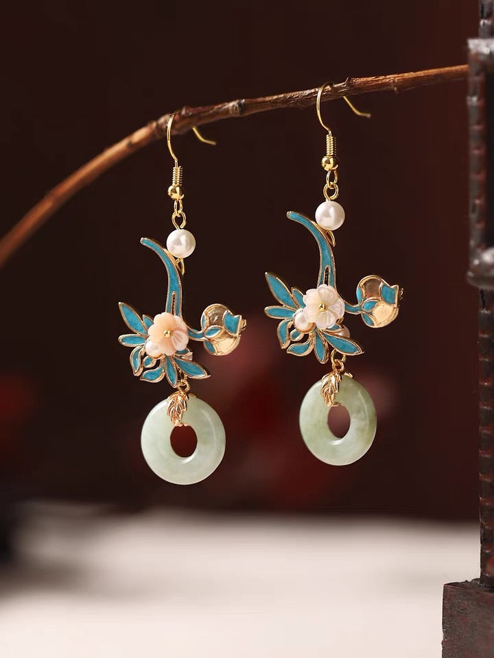 Traditional Chinese Earrings for Hanfu, Cheongsam and Qipao – Hanfu Story