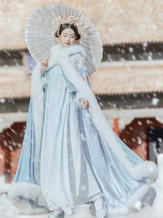 chinese winter dress Traditional Chinese Clothing Hanfu Winter Women
