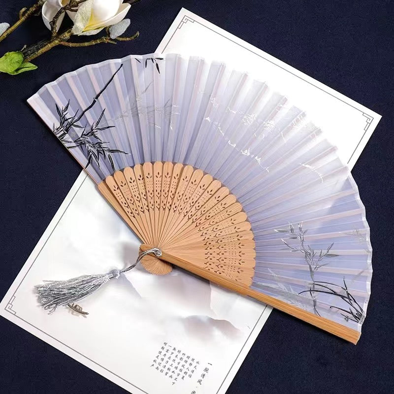 Dropship 1pc Folding Fan Handheld Fans Chinese Paper Classical Hanfu Fan  Solid Color Hand Fan Home Decoration Fan Chinese Fan Hand Folding Fans to  Sell Online at a Lower Price