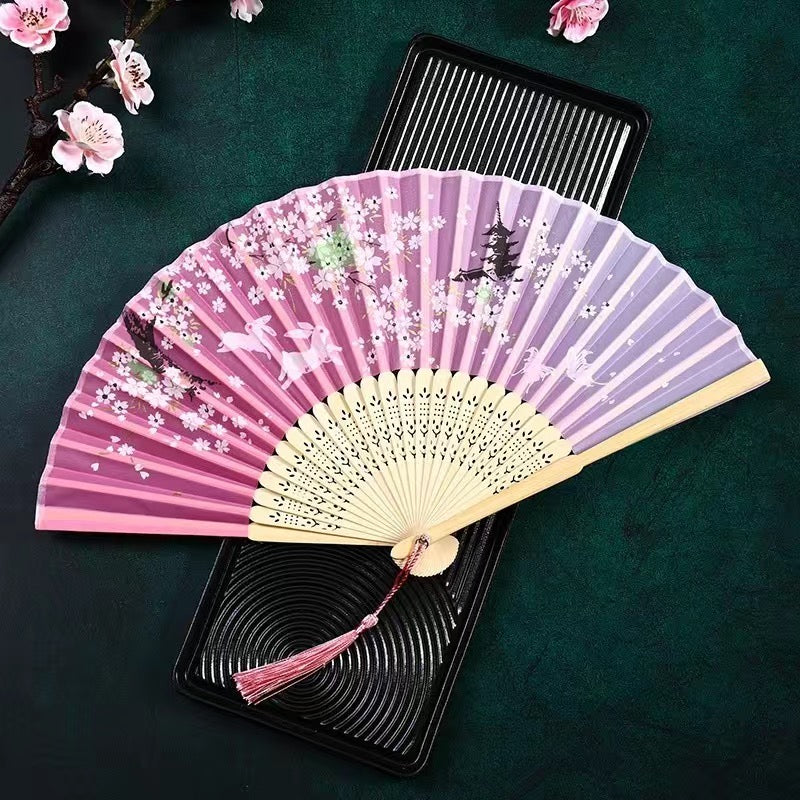 Dropship 1pc Folding Fan Handheld Fans Chinese Paper Classical Hanfu Fan  Solid Color Hand Fan Home Decoration Fan Chinese Fan Hand Folding Fans to  Sell Online at a Lower Price
