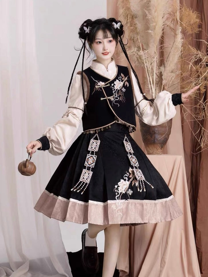 lollita dress The Sweet White Princess Flounce Hemline Lolita Dress – DotDotBang Store