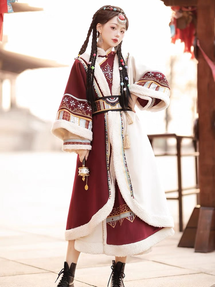 modern tibetan dress Tibet Ethnic Style Costume