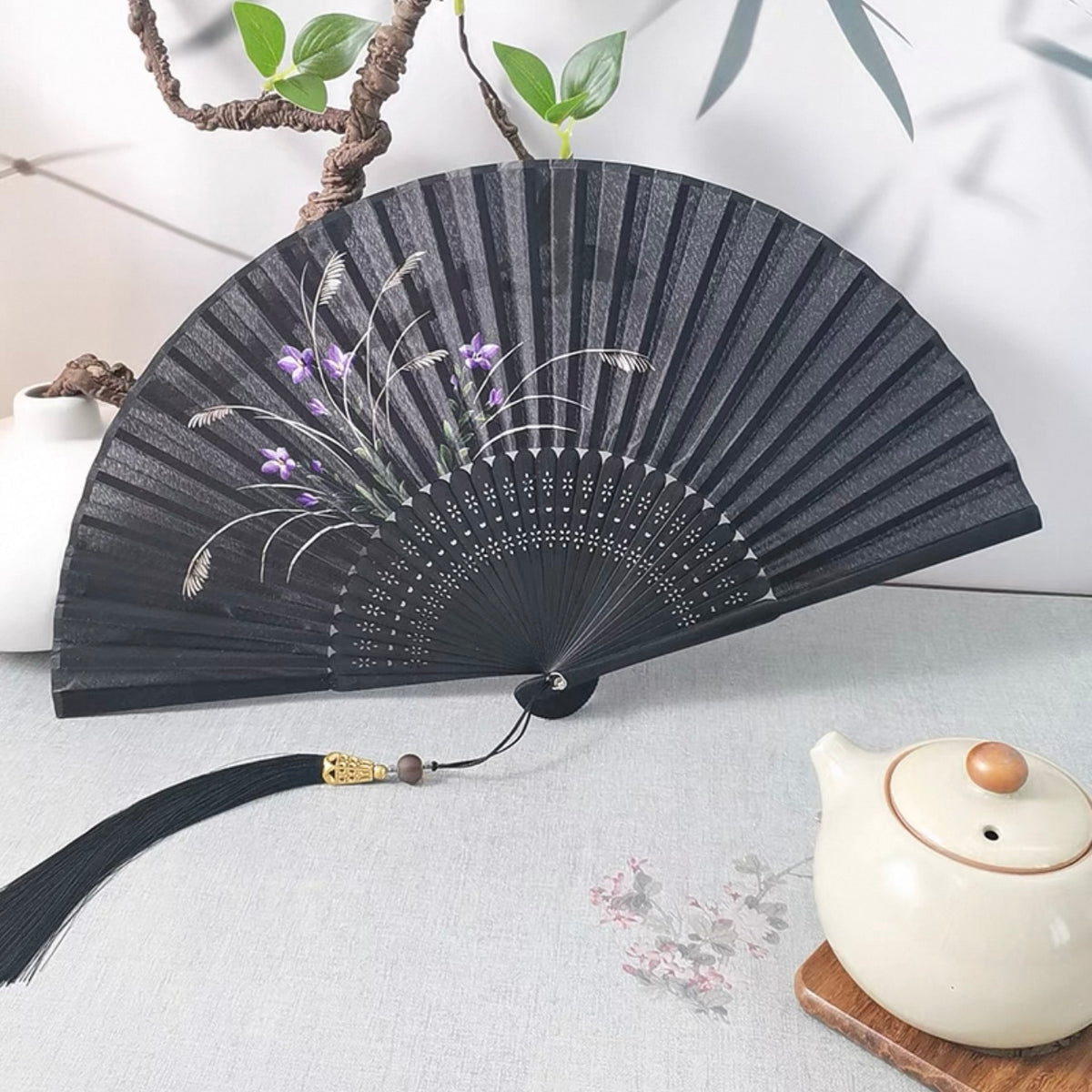 East Asia Hand Fans, Folding Fans for Traditional Costumes – Hanfu Story