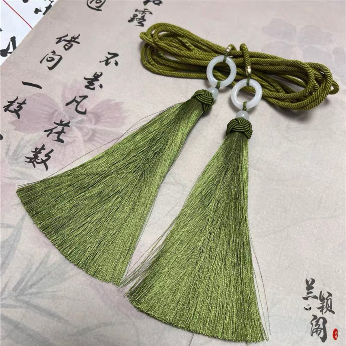 Hanfu Ropes Tassel Waist Rope - Hanfu Belt and Waist Accessories – Hanfu Story