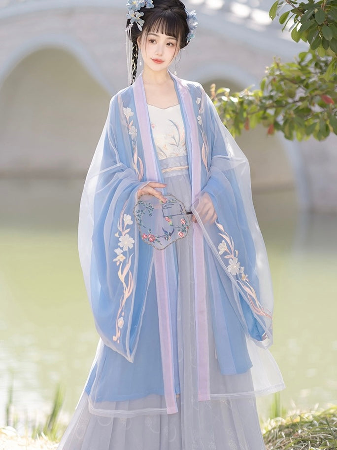 Sui-Tang Dynasties Hanfu Hezi Qun Qiyao Ruqun Qixiong Ruqun – Hanfu Story
