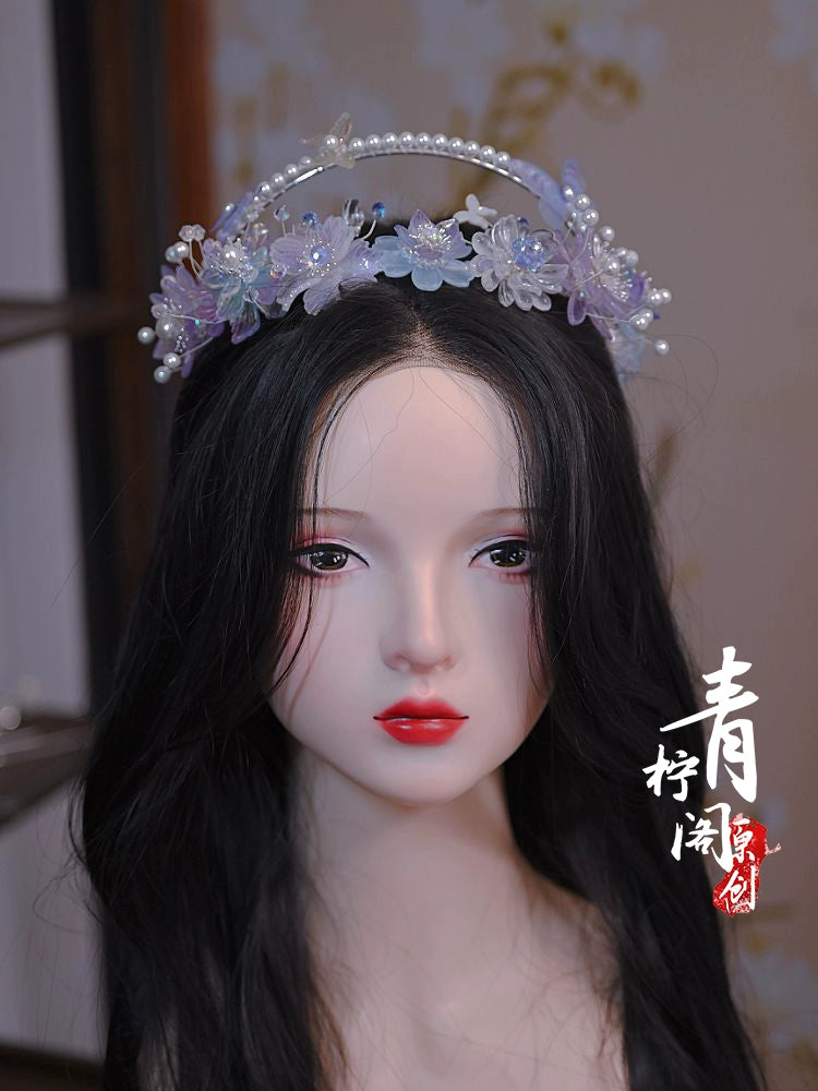 Hanfu Crown: Flower Tiara