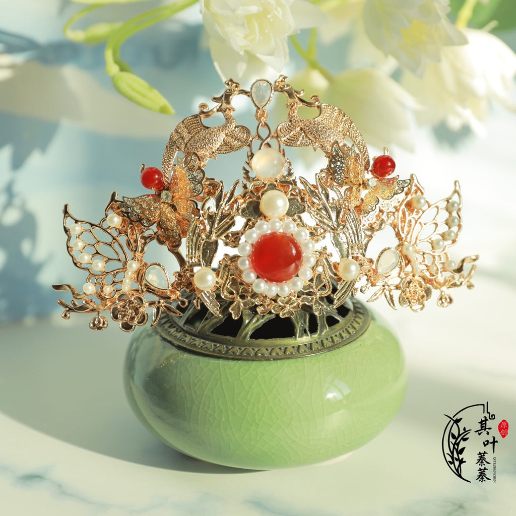 Hanfu Hair Accessories Set: Ibis