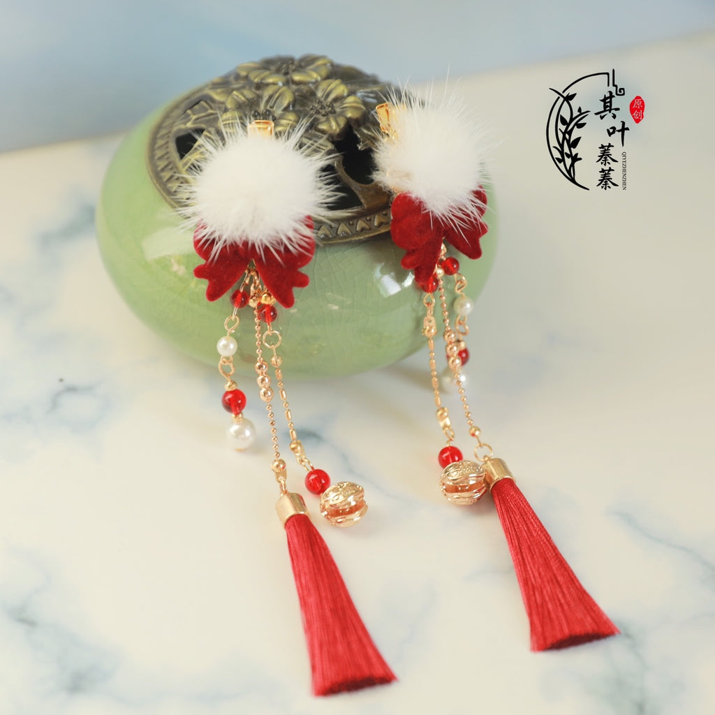 Hanfu Hair Accessories Set: New Year