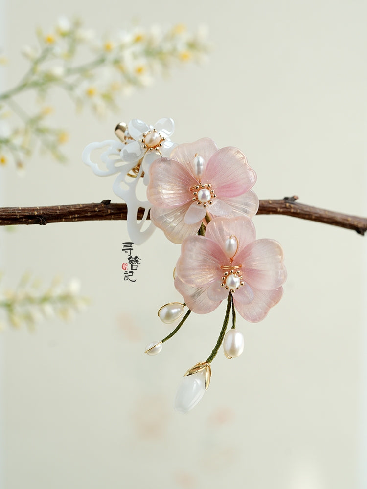 Hair Clip: Phalaenopsis