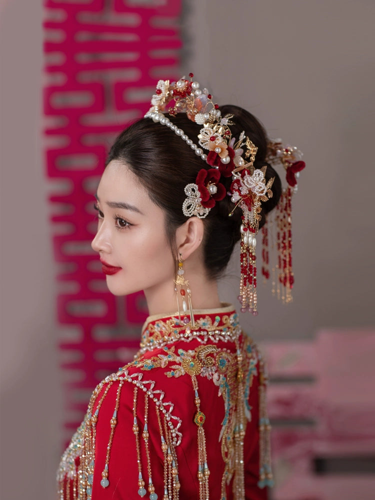 Chinese Wedding Hair Accessories: Vows