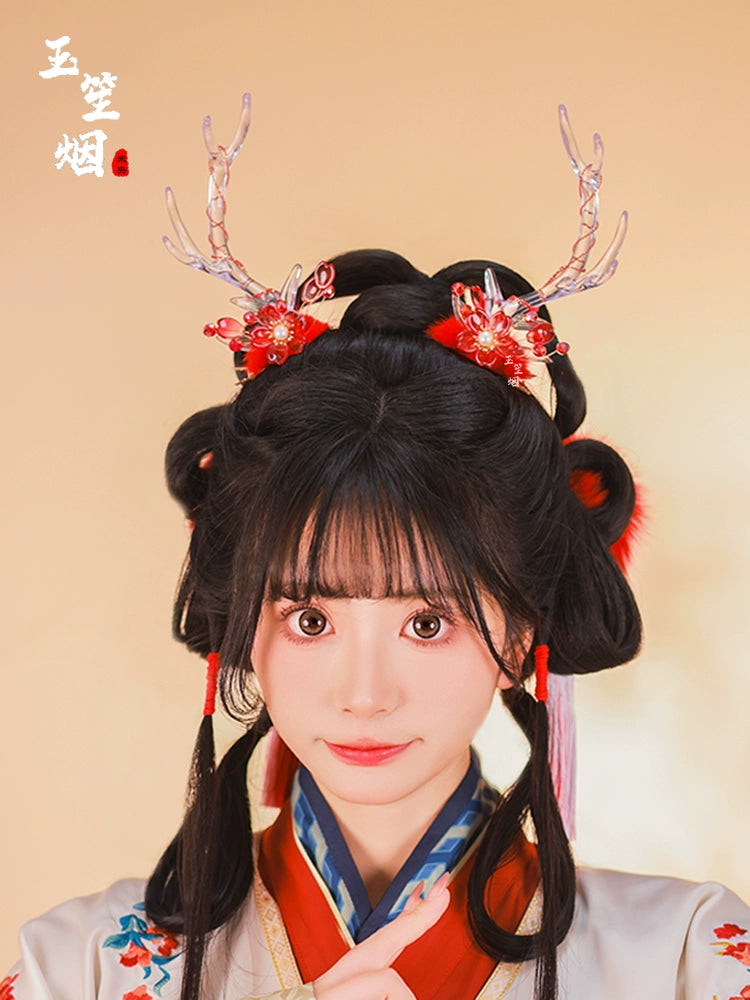 Hanfu Hair Clips: Festive Dragon