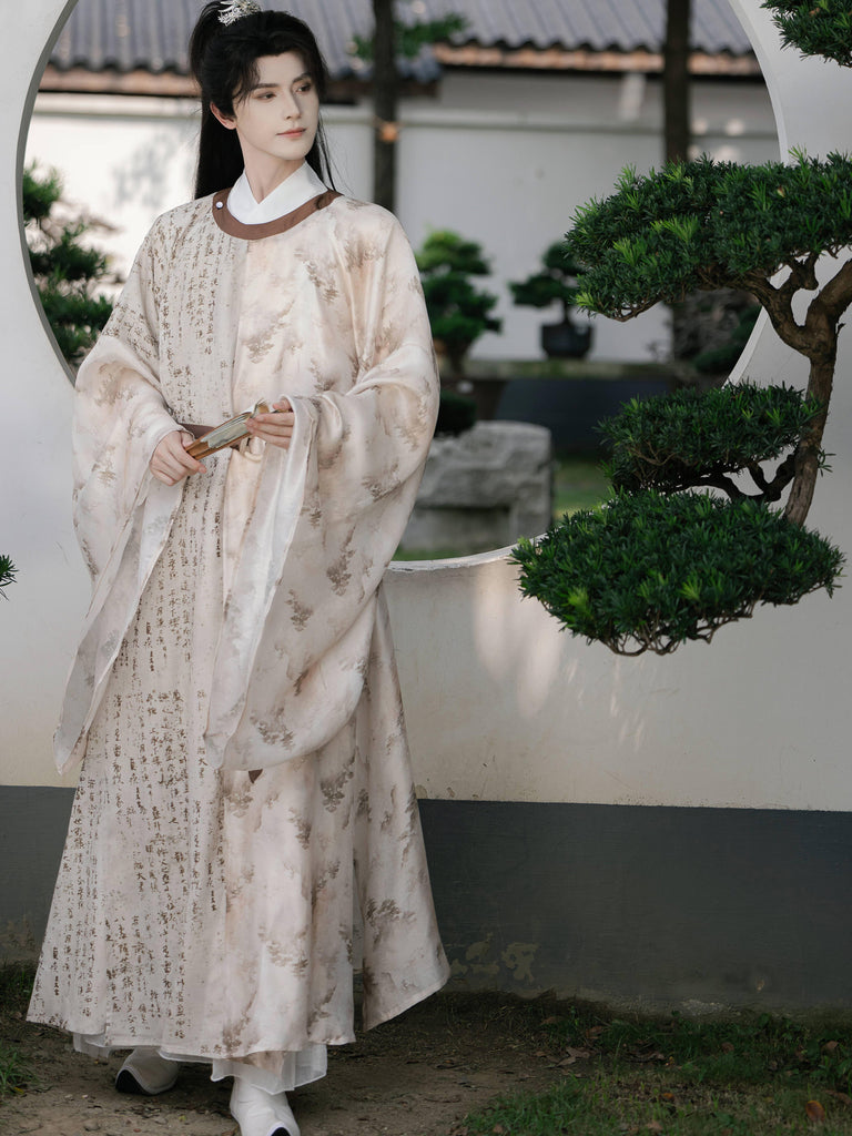 Round Collared Robe Song Dynasty Round Collar Robe - Yanchi 砚池 – Hanfu Story