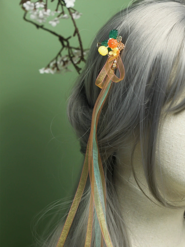 Hair Clips: Autumn Fruits