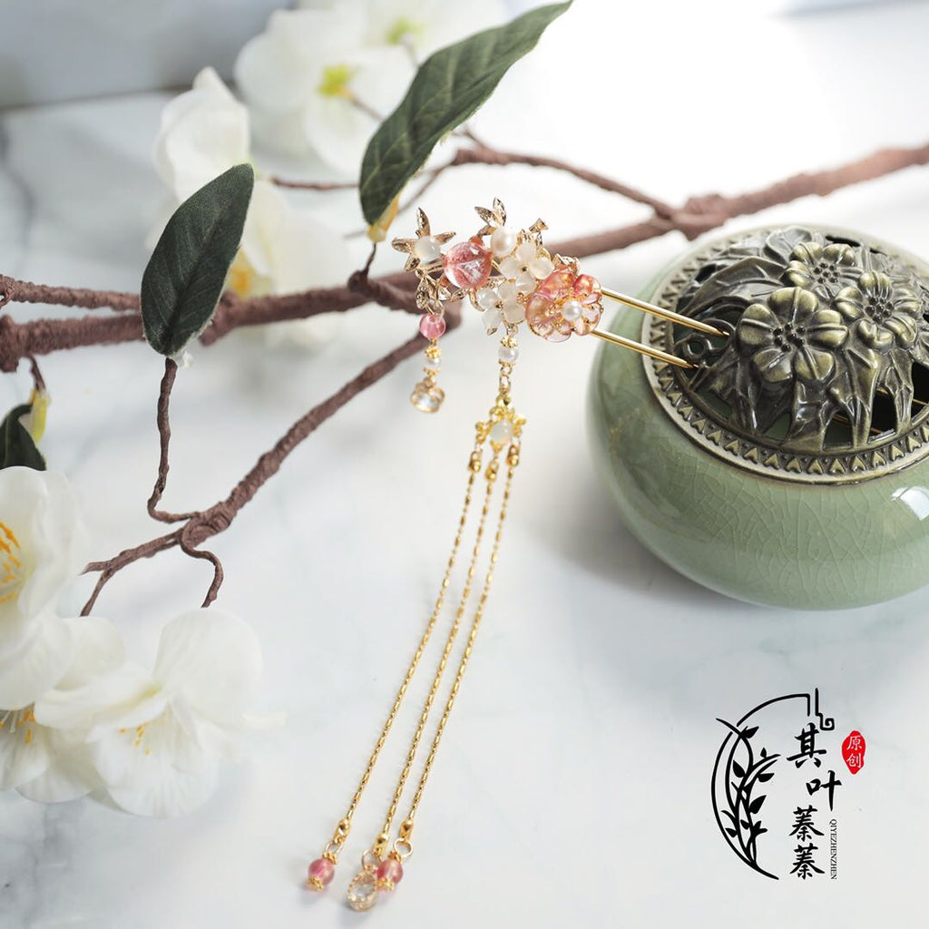 Hanfu Hair Accessories Set: Lingxue