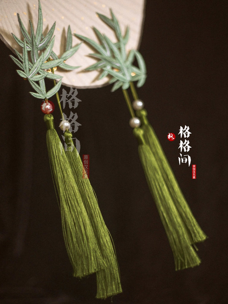 Hanfu Hair Clips: Willow Bamboo