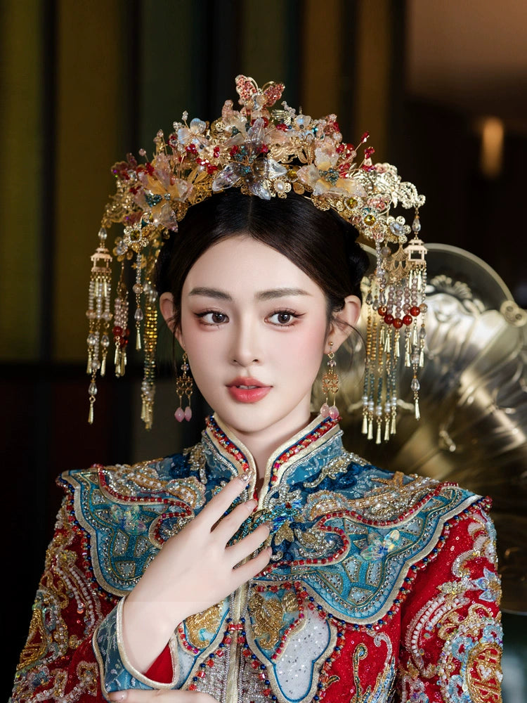 Chinese Wedding Hair Accessories: Pure Devotion