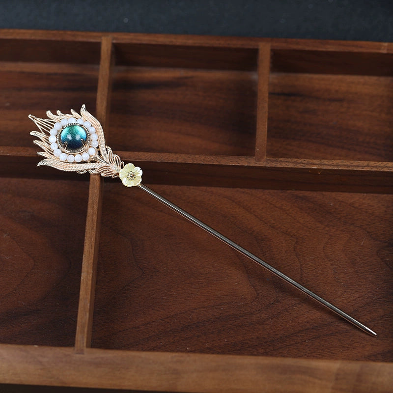 Phoenix Plume Original Brass Hair Stick