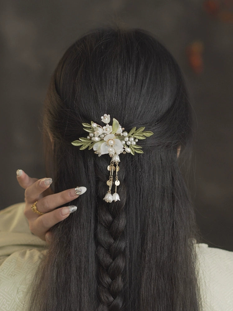 Back Hair Pin: One-leaf Lily