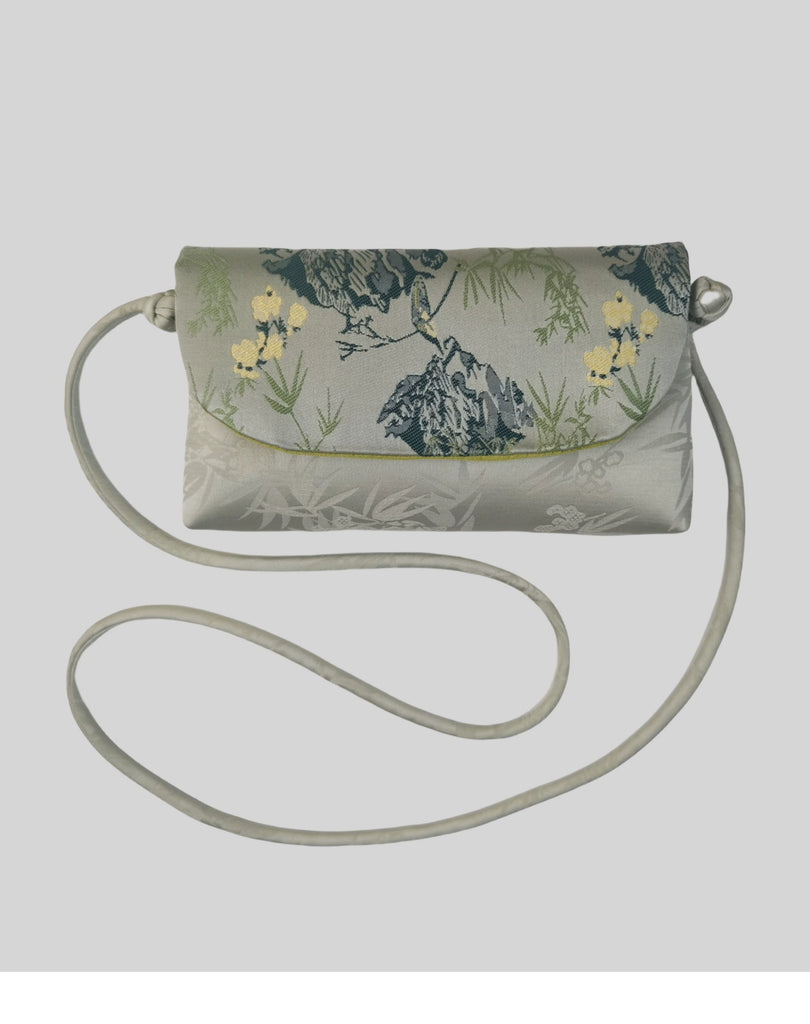 Gardenia Song Brocade Crossbody Bag for Women