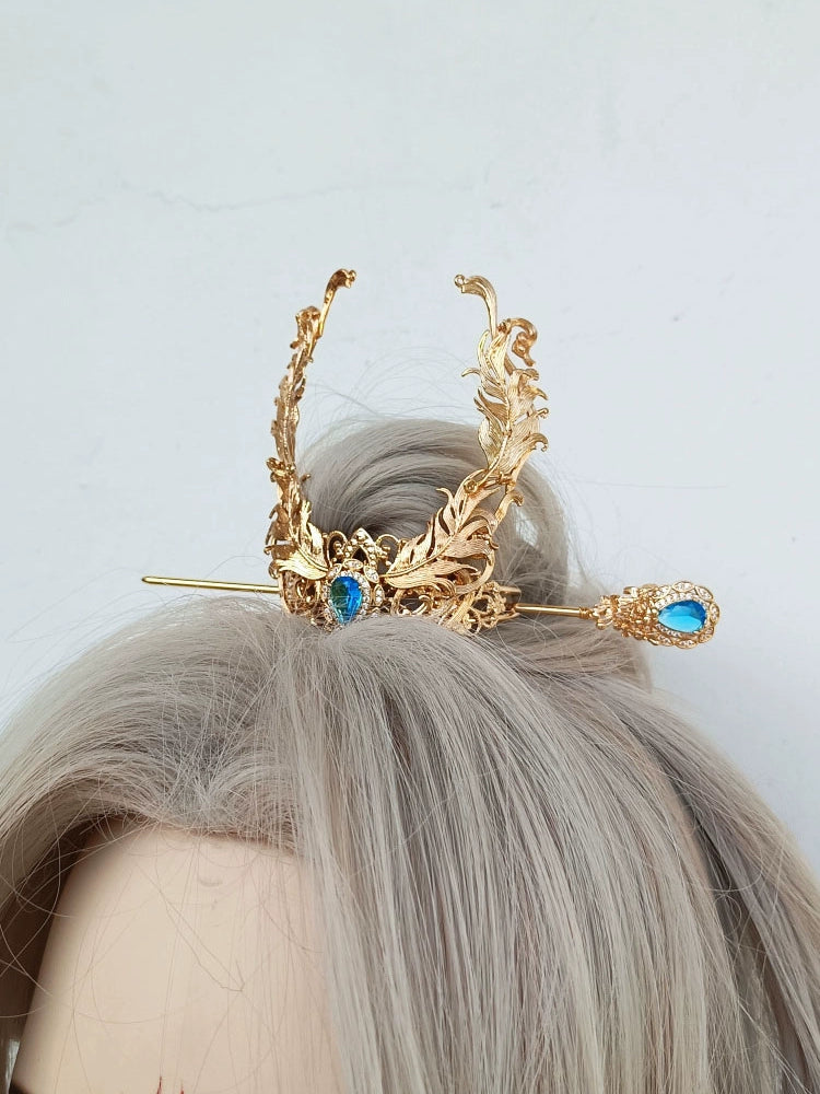 Ocean Deity - Unisex Hanfu Hair Crown