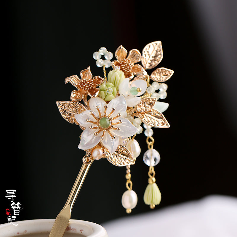 Short Tassel Hair Pin: Biluo