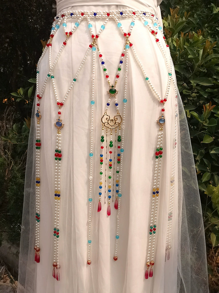 Athena - Dunhuang Tassel Waist Chain for Hanfu