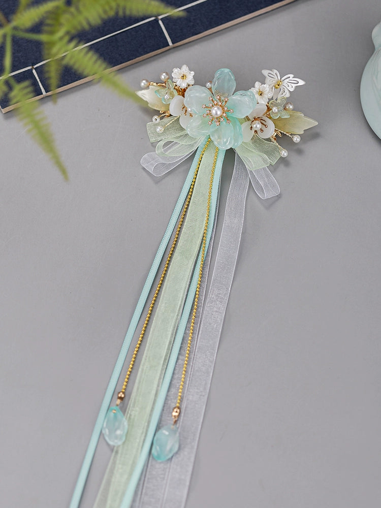 Back Hair Pin: Snow Lotus