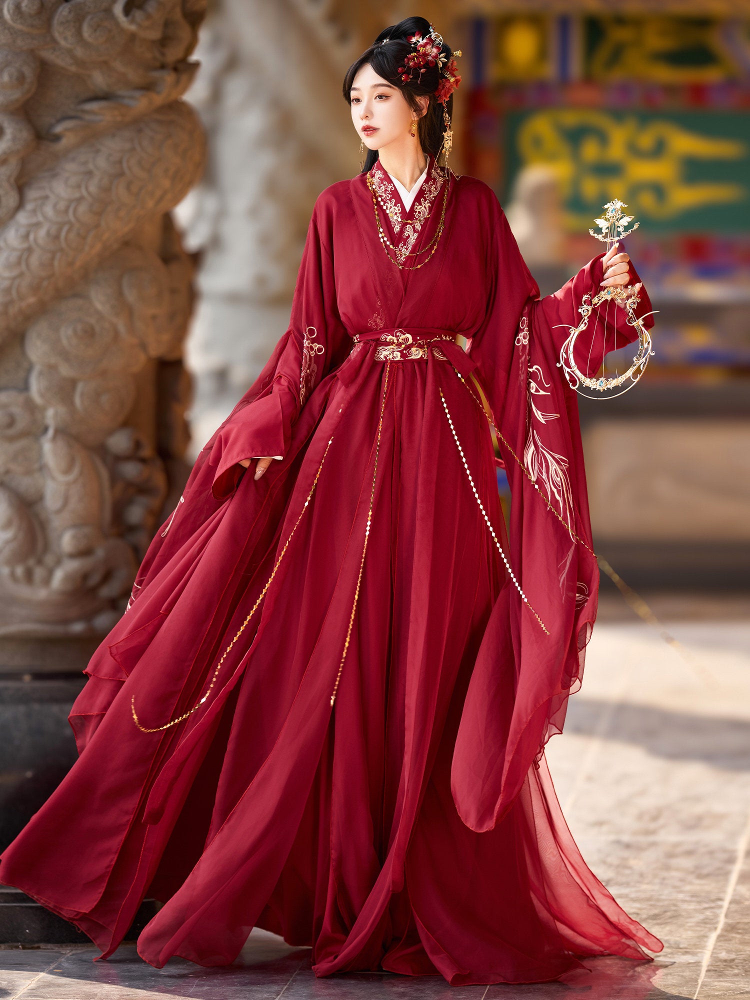 Wei Jin Dynasty Qiyao Ruqun Hanfu