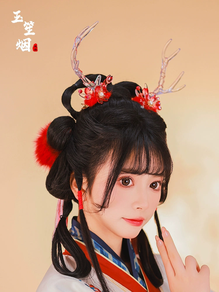 Hanfu Hair Clips: Festive Dragon