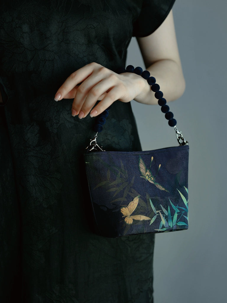 Night Garden Cheongsam Crossbody Bag for Women