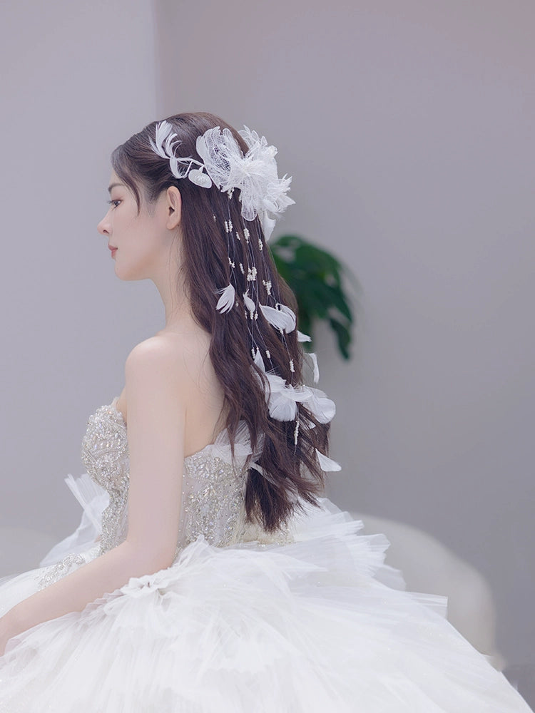 Chinese Wedding Hair Accessories: Featherington