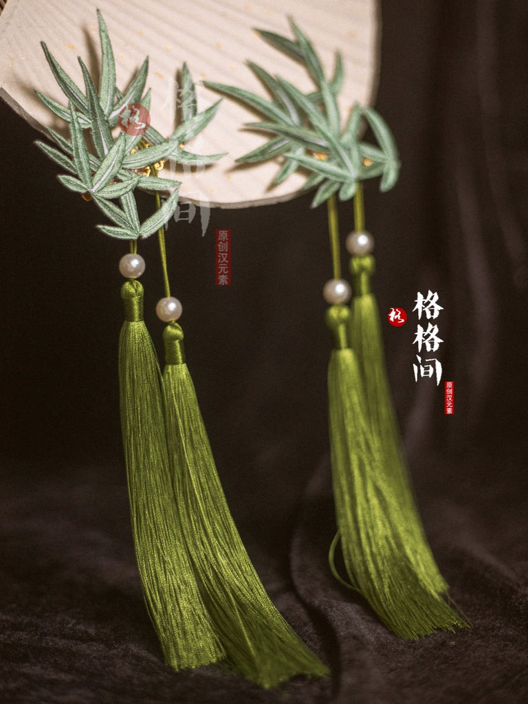 Hanfu Hair Clips: Willow Bamboo