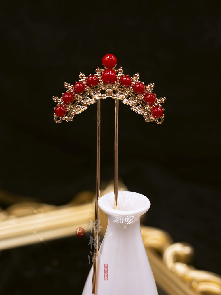 Hanfu Hair Pins: Danxia