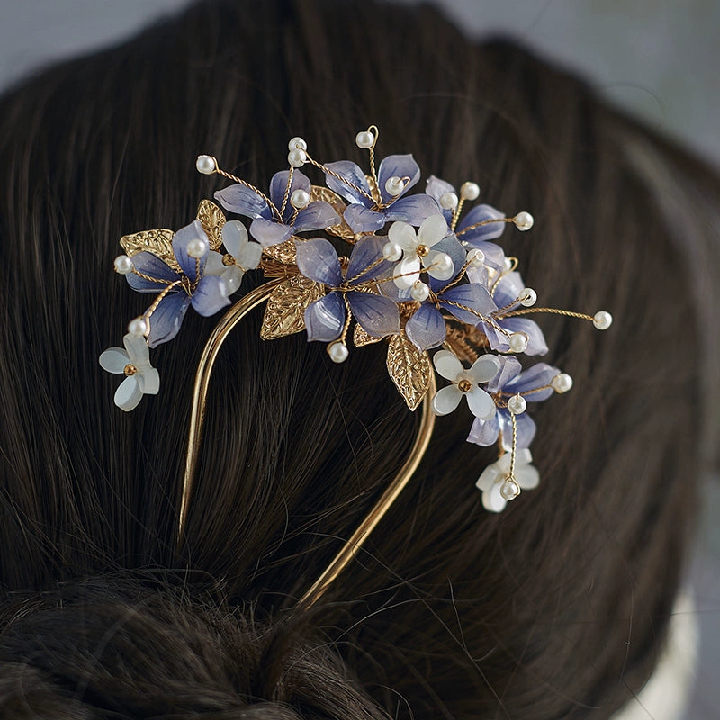 Hair Pin: Hydrangea