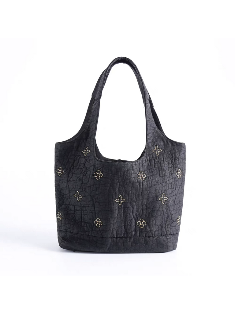 Twilight Mulberry Silk Tote Bag