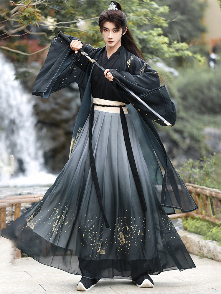 Hanfu Set Bamboo Rhyme Xianxia Hanfu Set | Chinese Fantasy Period Drama Style ...