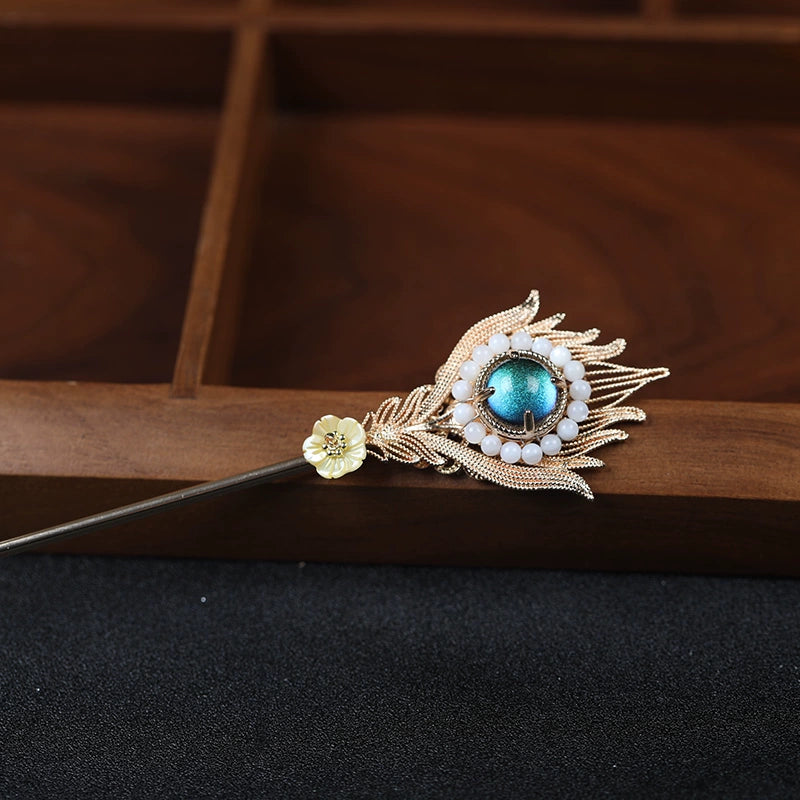 Phoenix Plume Original Brass Hair Stick