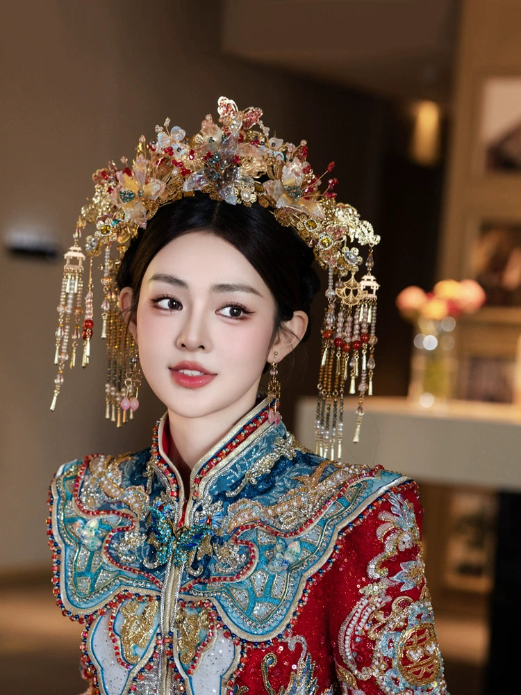 Chinese Wedding Hair Accessories: Pure Devotion