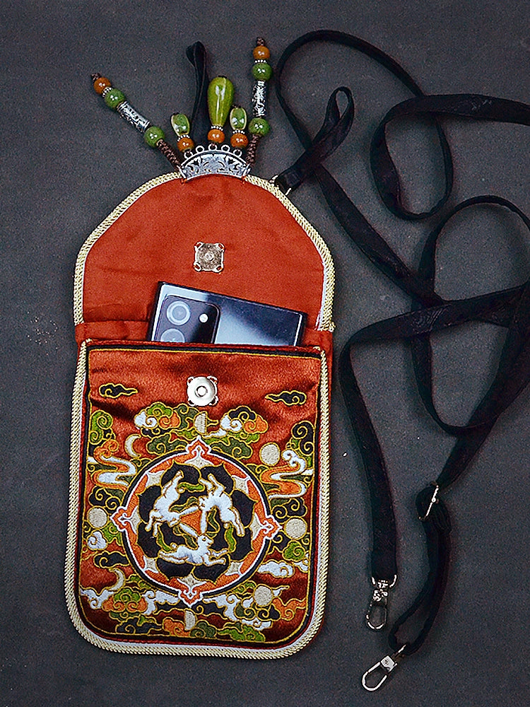 Dunhuang Moon Rabbit Phone Bag