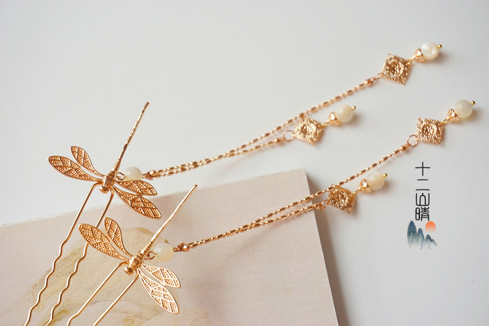 Hair Pins: Dragonfly