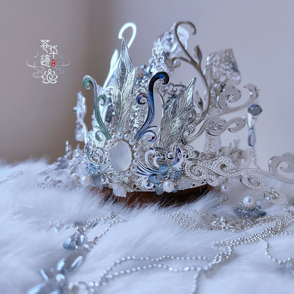 Unisex Hanfu Crowns, Headpieces, Fantasy-Inspired 