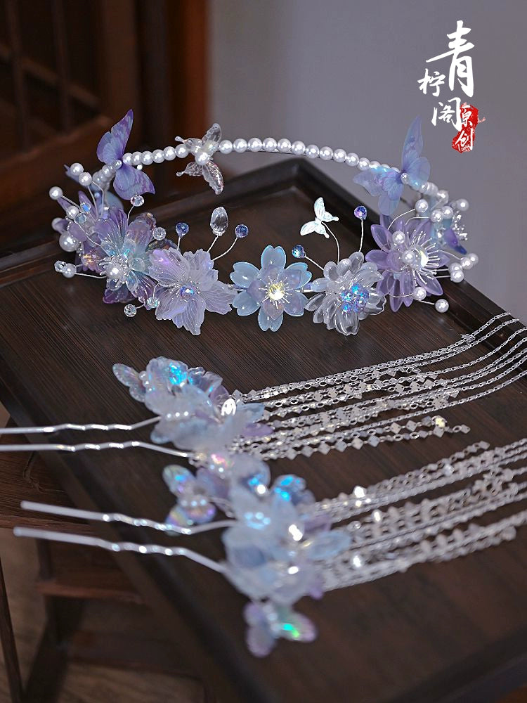 Hanfu Crown: Flower Tiara