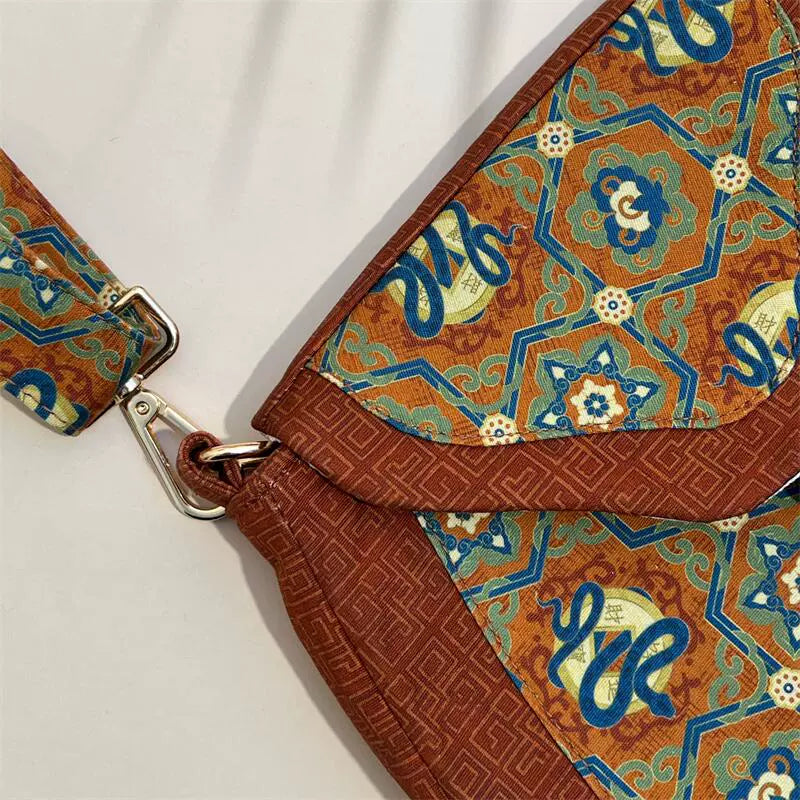 Year of the Snake Crossbody Merchant Bag