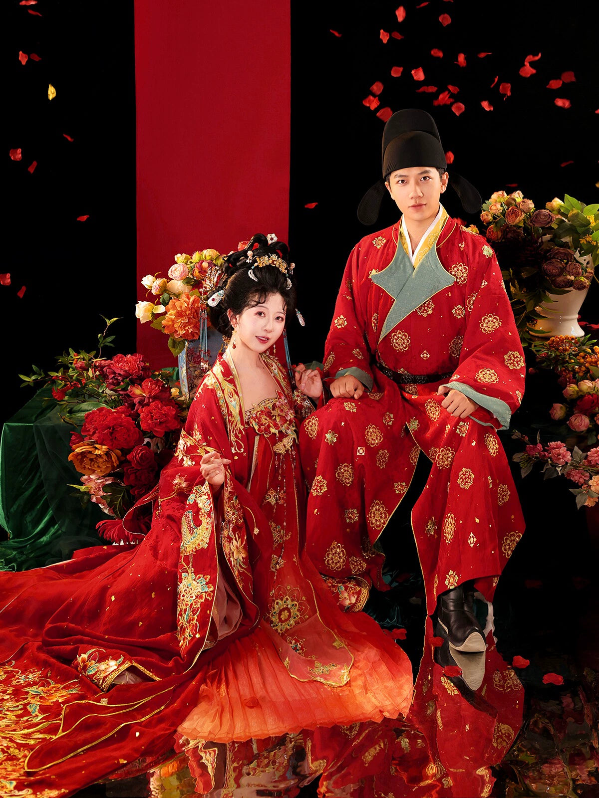 The Tang Dynasty Wedding, Bridal Gown, Song of Peace 太平笙歌