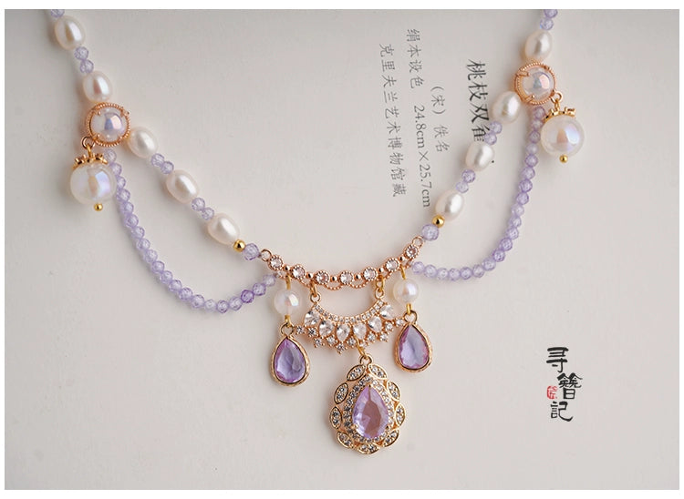 Lilac Dream Hanfu Style Necklace