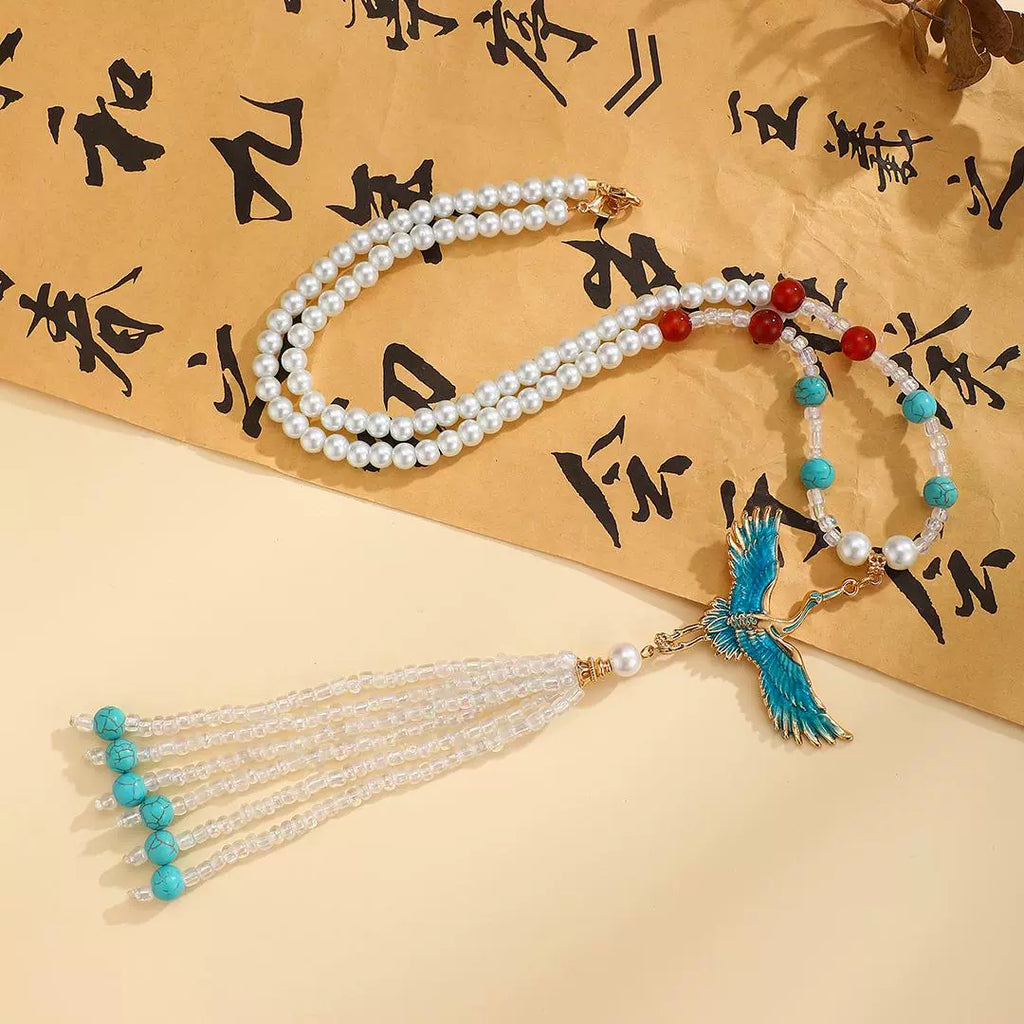 Fairy Feather Chinese Style Necklace