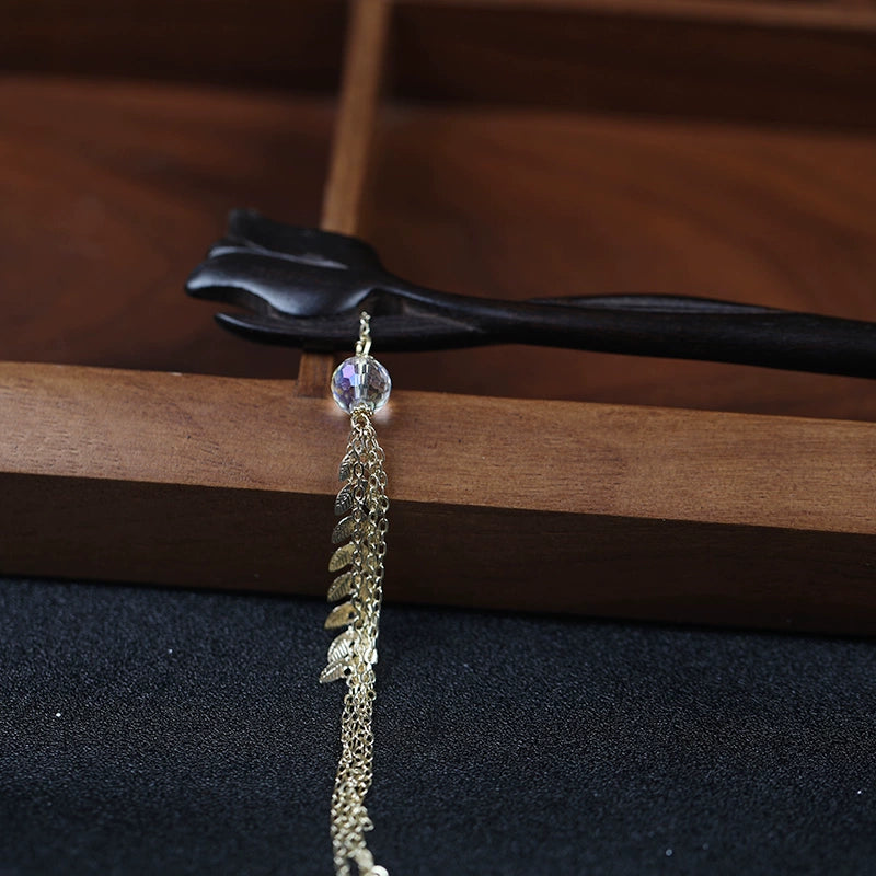 Tulip Tassel Ethnic Style Long Tassel Hanfu Hair Stick